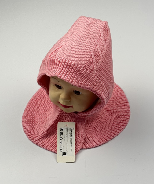 Капор Fashion dress Малыш-2 р40-42 (розовый)